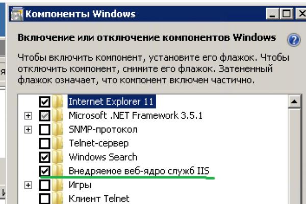 IIS telepítése Windows Serverre